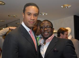 Maurice Dubois (CBS 2 NEWS) &amp; Kenny (5TH AVENUE ENT)